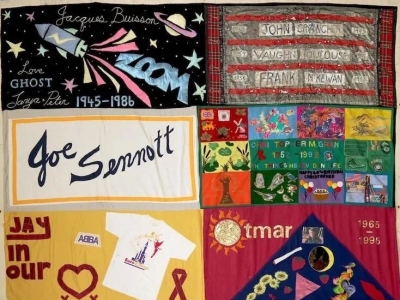 “人们在它面前哭泣”：美术馆展出英国「艾滋病被子」